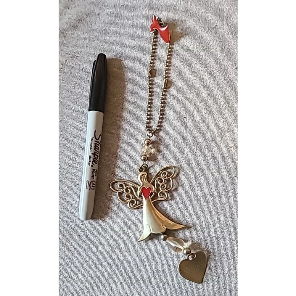 Guardian Angel Mirror Decor/Key Chain by Linx Trade Group. Item #1925